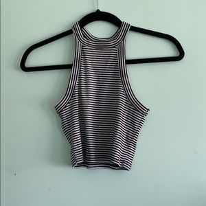 Striped crop top